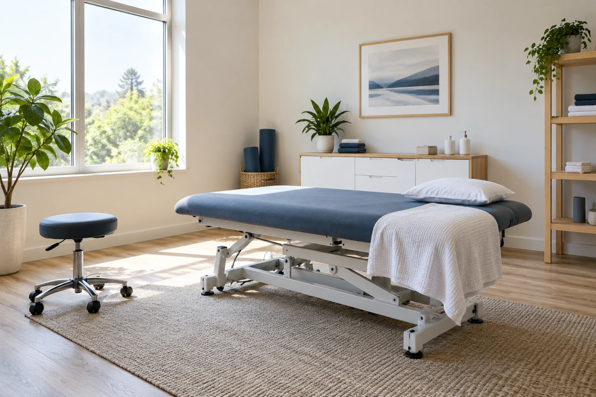 Bright treatment room in natural daylight